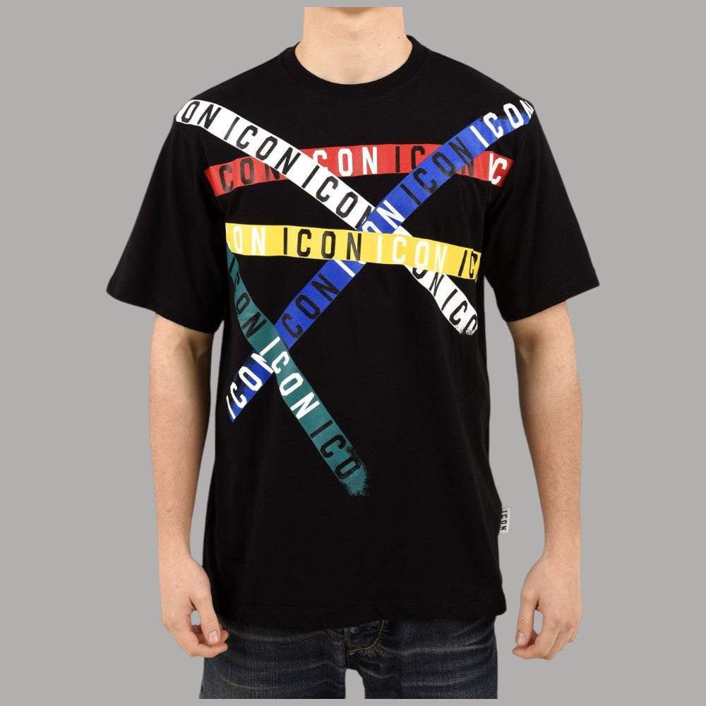 ICON t-shirt stampa intreccio IUT011 - Prodotti di Classe