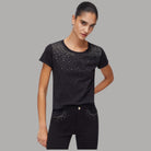 Liu Jo t-shirt in jersey con strass TA6306JS923 - Prodotti di Classe