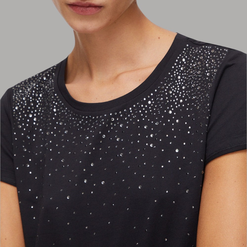 Liu Jo t-shirt in jersey con strass TA6306JS923 - Prodotti di Classe