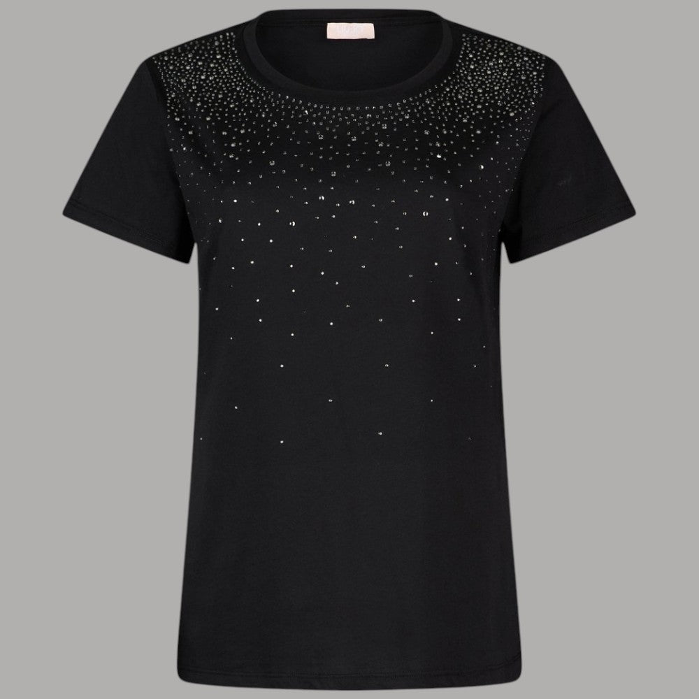 Liu Jo t-shirt in jersey con strass TA6306JS923 - Prodotti di Classe