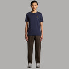 T-shirt Lyle & Scott Uomo Cotone con Logo Iconico Aquila - Prodotti di Classe