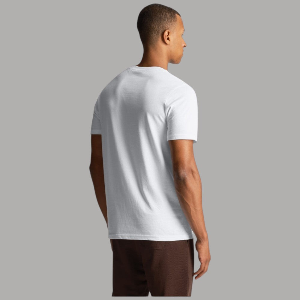 T-shirt Lyle & Scott Uomo Cotone con Logo Iconico Aquila - Prodotti di Classe