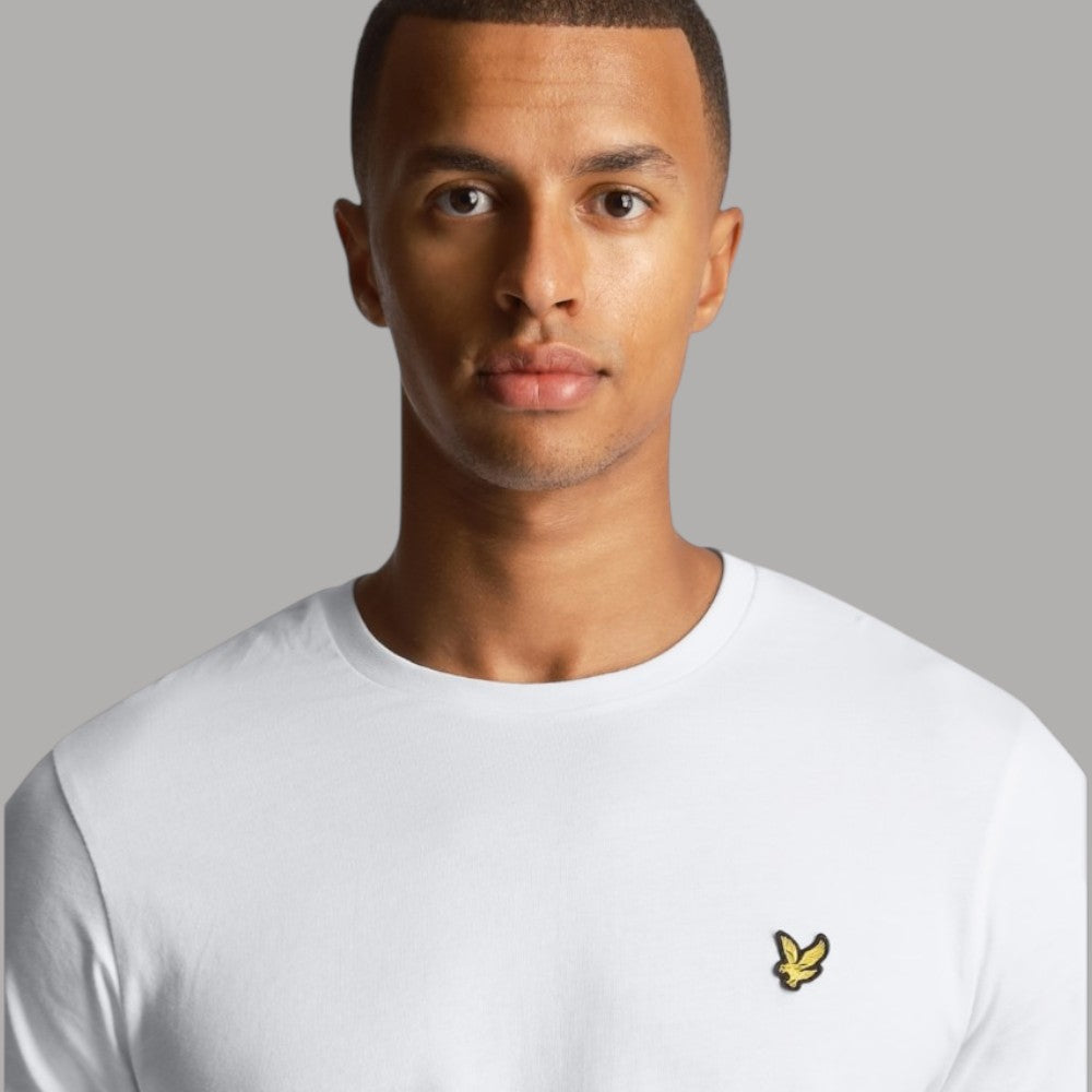 T-shirt Lyle & Scott Uomo Cotone con Logo Iconico Aquila - Prodotti di Classe