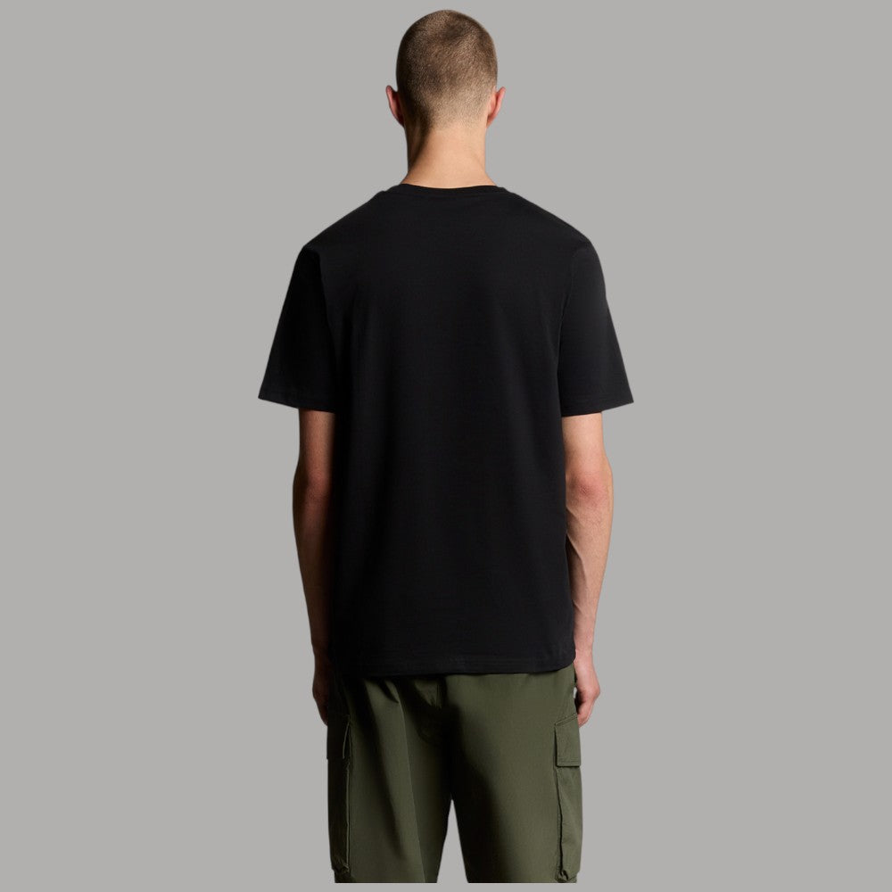 T-shirt Lyle & Scott Uomo Cotone con Logo Iconico Aquila - Prodotti di Classe