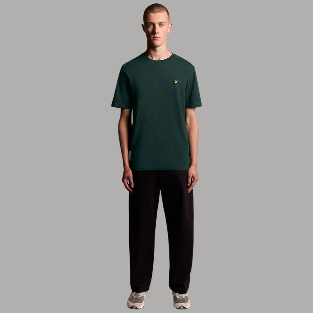T-shirt Lyle & Scott Uomo Cotone con Logo Iconico Aquila - Prodotti di Classe