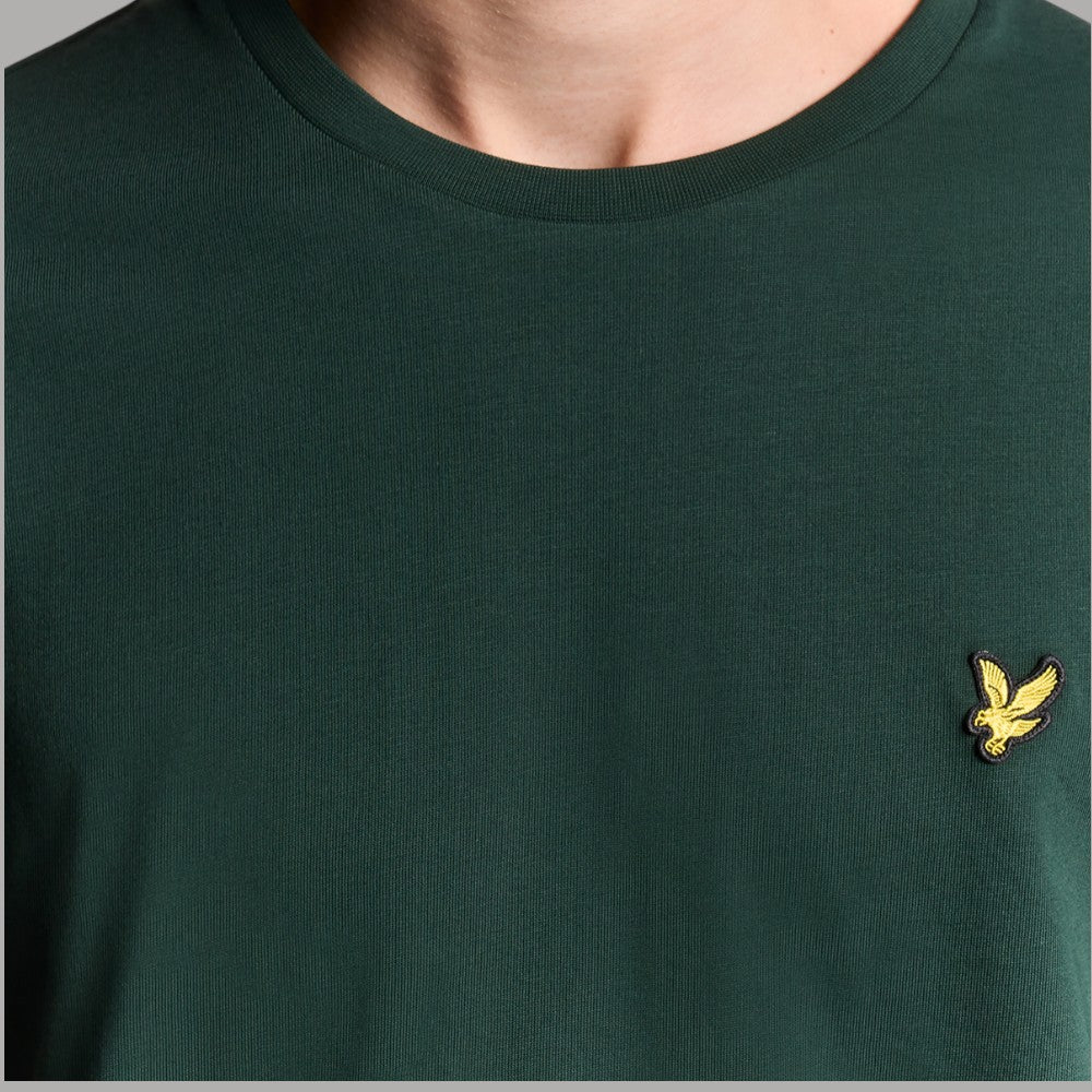 T-shirt Lyle & Scott Uomo Cotone con Logo Iconico Aquila - Prodotti di Classe