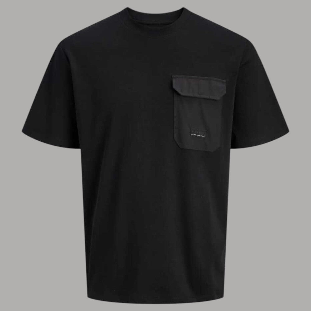 T-shirt Relaxed Fit in Cotone con Taschino Jack & Jones - Prodotti di Classe