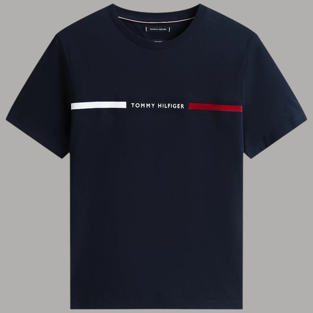 Tommy Hilfiger t-shirt logo con banda MW0MW36498 - Prodotti di Classe