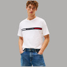 Tommy Hilfiger t-shirt logo con banda MW0MW36498 - Prodotti di Classe
