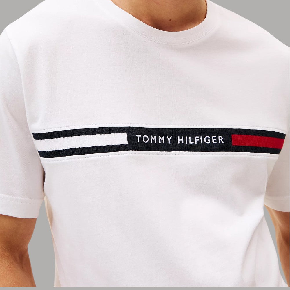 Tommy Hilfiger t-shirt logo con banda MW0MW36498 - Prodotti di Classe