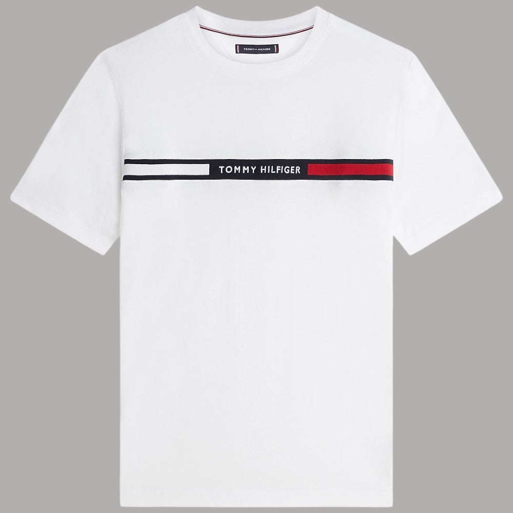 Tommy Hilfiger t-shirt logo con banda MW0MW36498 - Prodotti di Classe