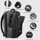 Tigernu zaino da lavoro viaggio T-B3585 nero Zaini Tigernu