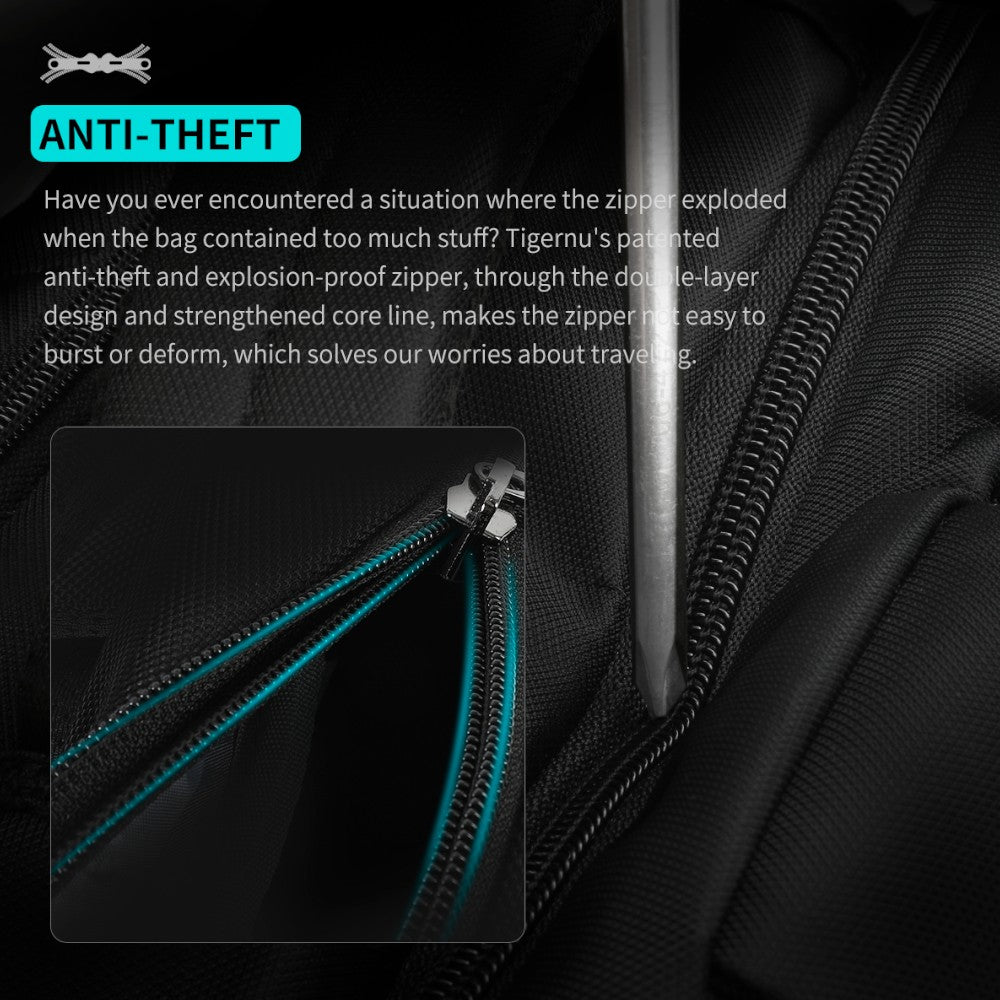 Tigernu zaino da viaggio e lavoro T-B3105 3A nero Zaini Tigernu