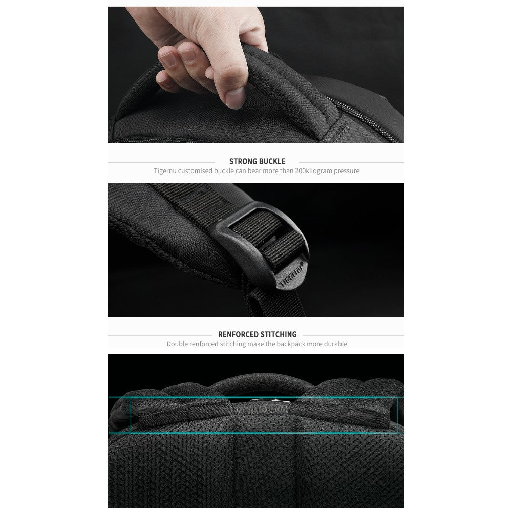 Tigernu zaino da viaggio e lavoro T-B3105 3A nero Zaini Tigernu