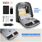 Tigernu zaino da viaggio e lavoro T-B3599 nero Zaini Tigernu