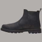 Stivale Chelsea nero Timberland con punta arrotondata e suola spessa