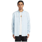 Timberland camicia di lino celeste Mill Brook TB0A2DC3940 Camicie Timberland