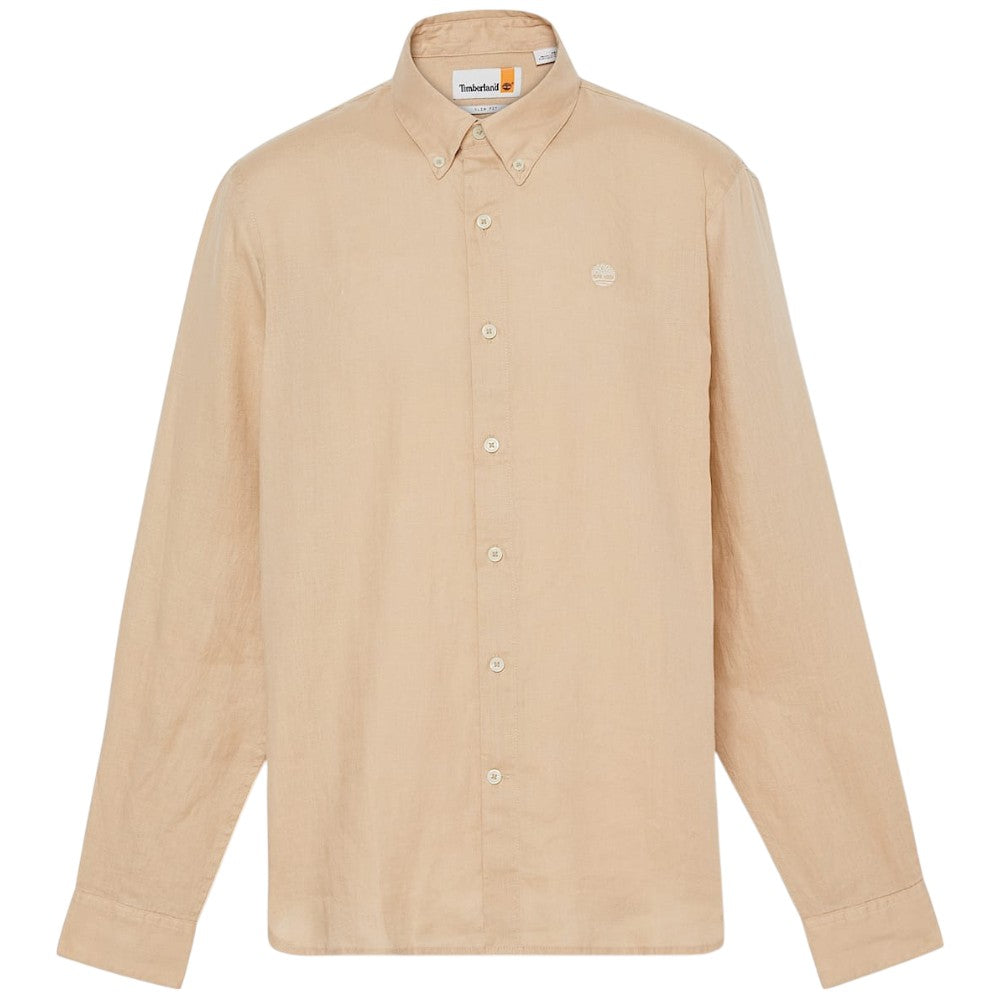 Timberland camicia di lino safari Mill Brook TB0A2DC3Y94 Camicie Timberland