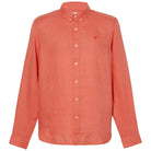 Timberland camicia lino arancione TB0A2DC3EI4 Camicie Timberland