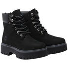Timberland donna stivale nero Impermeabile con Plateau Stone Street 6-Inch Stivali Timberland