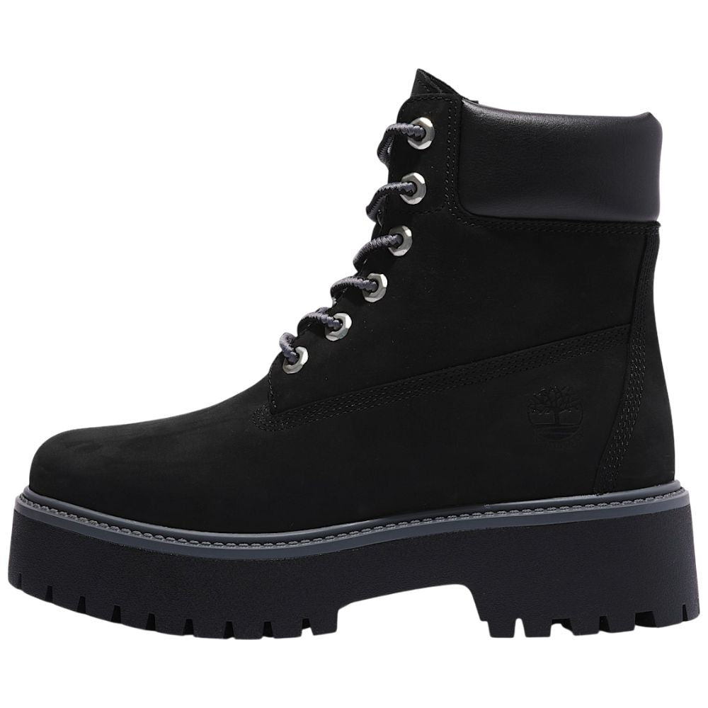 Timberland donna stivale nero Impermeabile con Plateau Stone Street 6-Inch Stivali Timberland