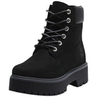 Timberland donna stivale nero Impermeabile con Plateau Stone Street 6-Inch Stivali Timberland