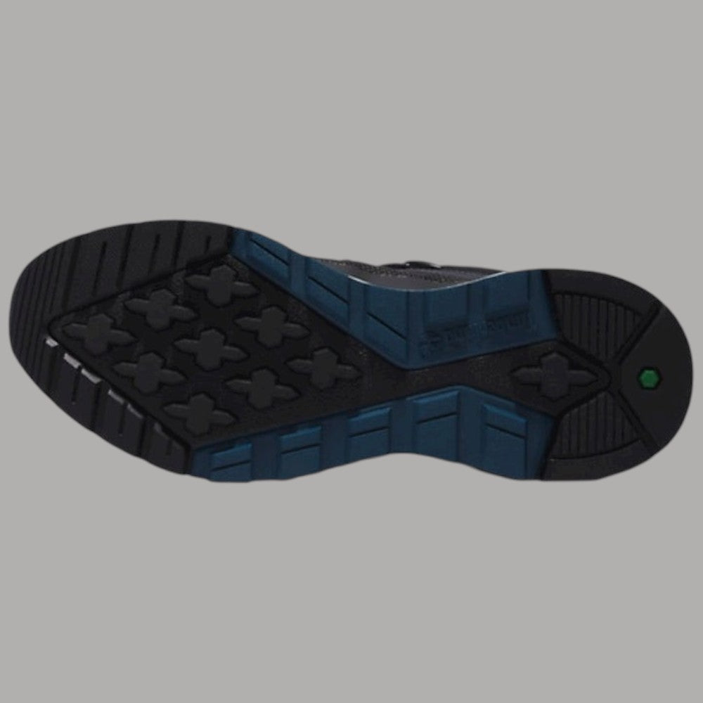 Suola esterna in gomma a tasselli blu e neri per scarpe Timberland
