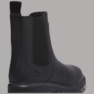 Stivaletto Chelsea Timberland in pelle nera con elastici laterali e cuciture a vista