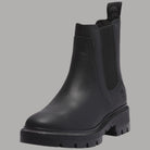 Stivaletto Chelsea Timberland in pelle nera con tomaia liscia e linguetta posteriore