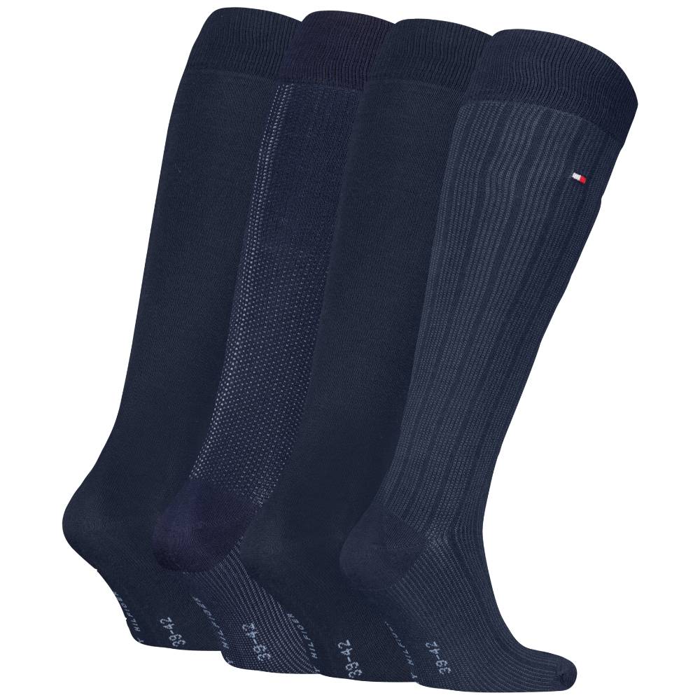 Tommy Hilfiger 4 paia di calzini blu al ginocchio 701235378001 - Prodotti di Classe