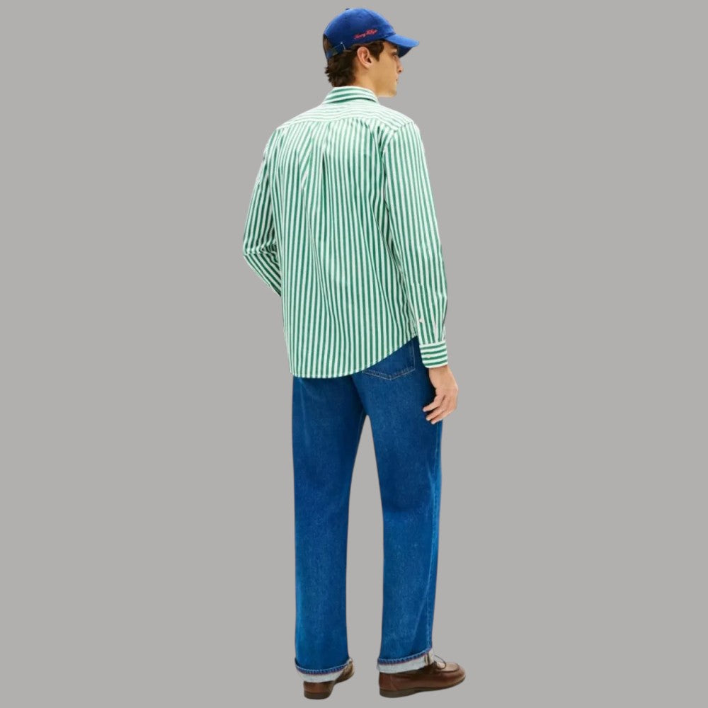 Tommy Hilfige camicia a righe regular fit MW0MW42440 - Prodotti di Classe