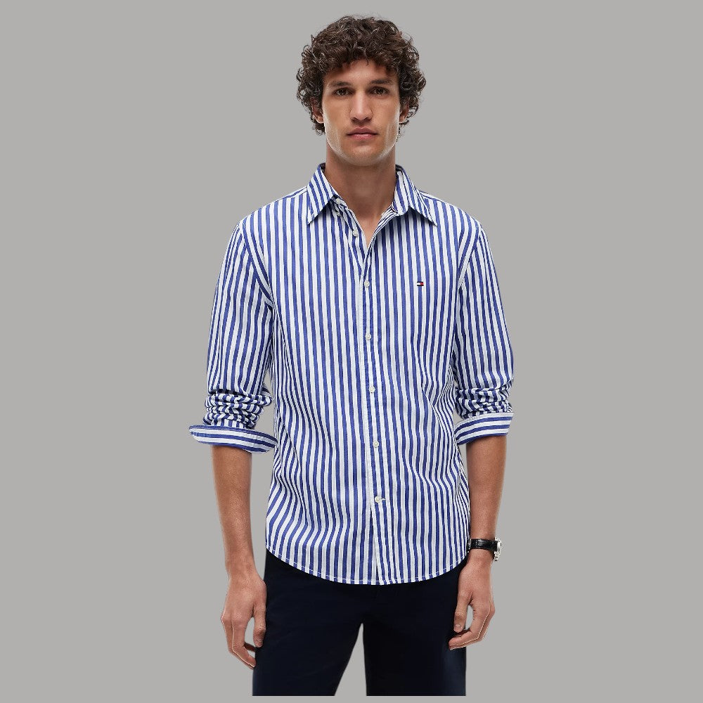Tommy Hilfige camicia a righe regular fit MW0MW42440 - Prodotti di Classe