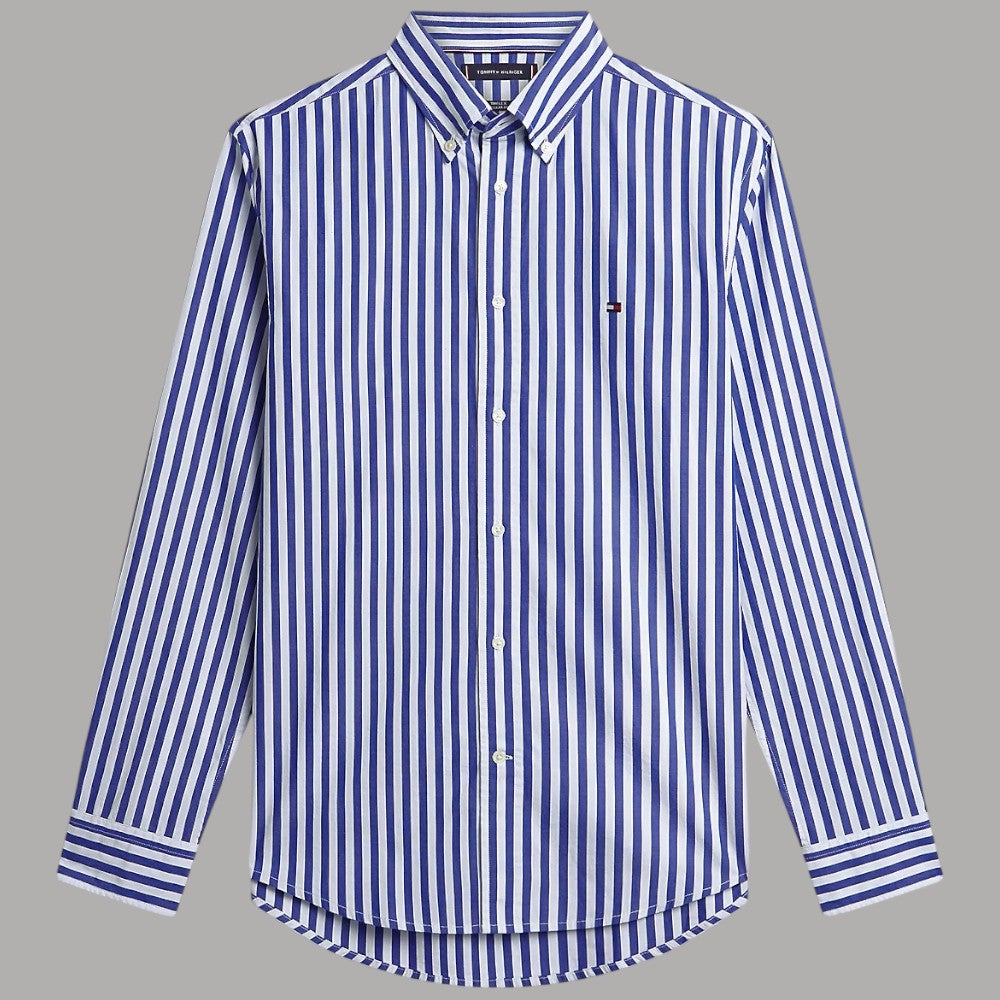 Tommy Hilfige camicia a righe regular fit MW0MW42440 - Prodotti di Classe