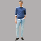 Tommy Hilfiger pullover in cotone blu denim regular fit