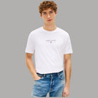 Tommy Hilfiger t-shirt logo centrale MW0MW42363 - Prodotti di Classe