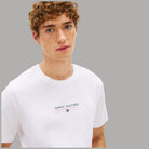 Tommy Hilfiger t-shirt logo centrale MW0MW42363 - Prodotti di Classe