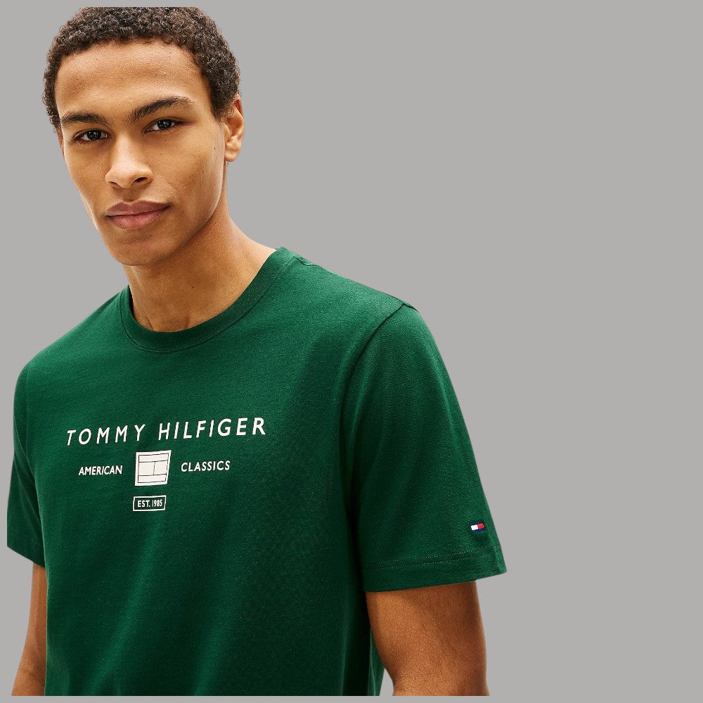 Tommy Hilfiger t-shirt con logo stampato MW0MW42365 - Prodotti di Classe