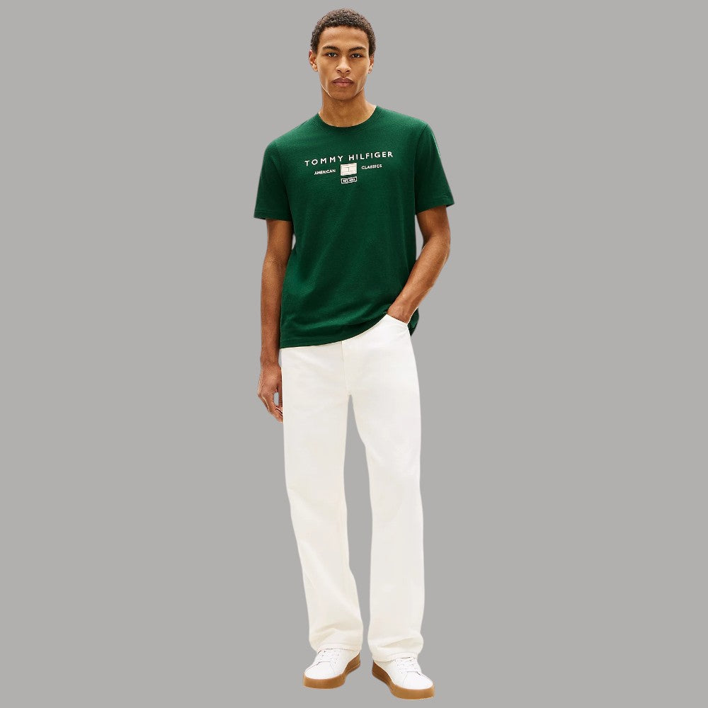 Tommy Hilfiger t-shirt con logo stampato MW0MW42365 - Prodotti di Classe