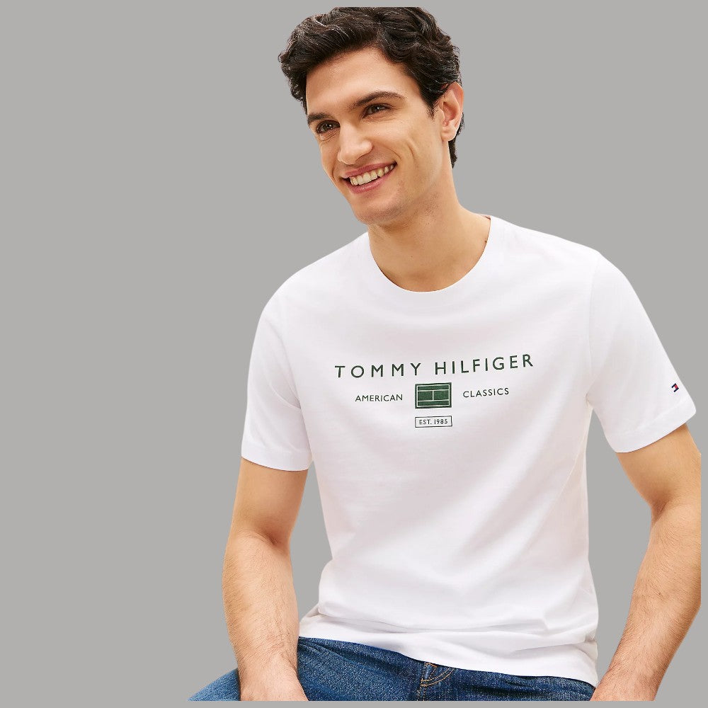Tommy Hilfiger t-shirt con logo stampato MW0MW42365 - Prodotti di Classe