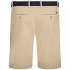 Tommy Hilfiger bermuda in twill beige con cintura MW0MW24874RBT Bermuda Tommy Hilfiger