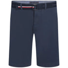 Tommy Hilfiger bermuda in twill blu con cintura MW0MW24874DW5 Bermuda Tommy Hilfiger