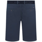 Tommy Hilfiger bermuda in twill blu con cintura MW0MW24874DW5 Bermuda Tommy Hilfiger