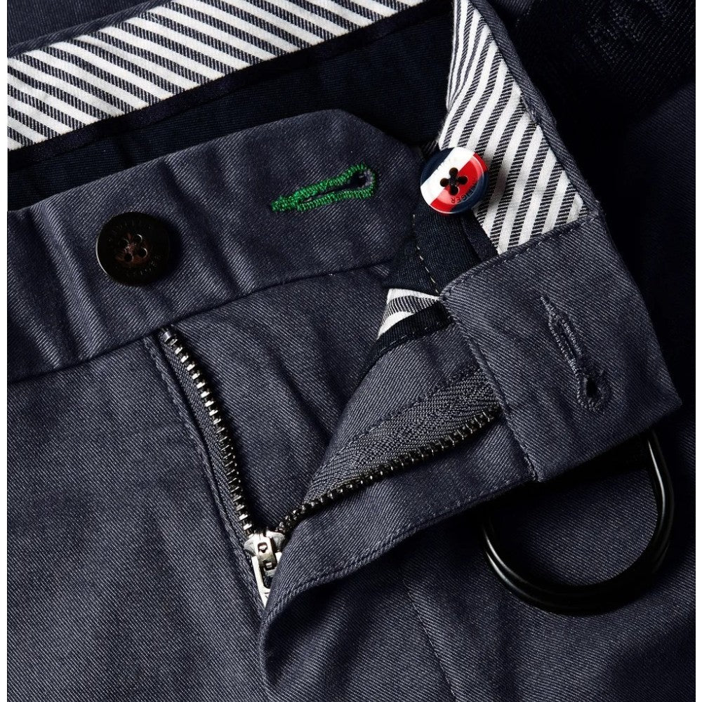 Tommy Hilfiger bermuda in twill blu con cintura MW0MW24874DW5 Bermuda Tommy Hilfiger