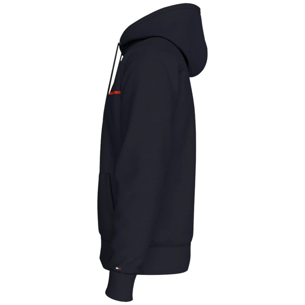 Tommy Hilfiger felpa blu cappuccio terry MW0MW35556 Felpe Tommy Hilfiger