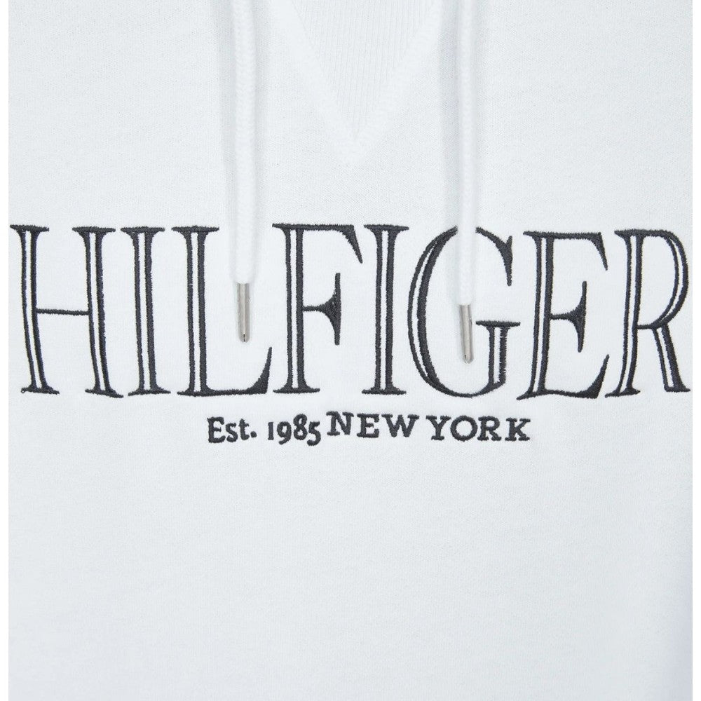 Tommy Hilfiger felpa cappuccio bianca WW0WW41042 Felpe Tommy Hilfiger