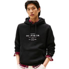 Tommy Hilfiger felpa nera con cappuccio MW0MW40864BDS - Prodotti di Classe