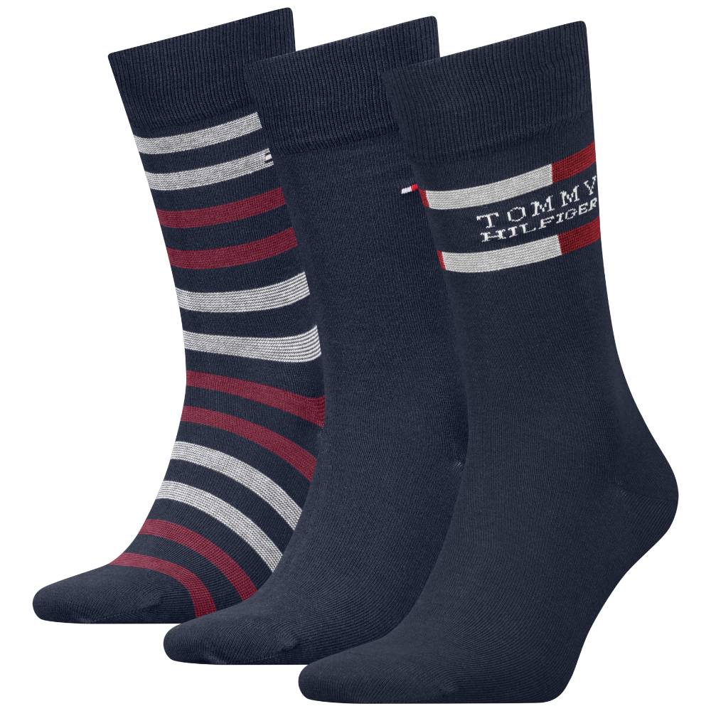 Tommy Hilfiger gift box 3 paia di calzini blu 701235376001 - Prodotti di Classe