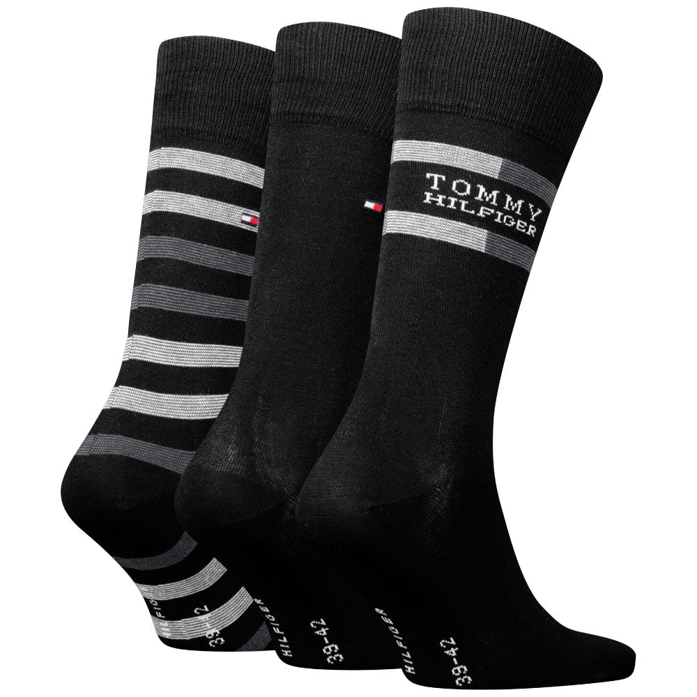 Tommy Hilfiger gift box 3 paia di calzini neri 701235376002 - Prodotti di Classe