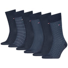Tommy Hilfiger gift box 6 paia di calzini blu 701235373002 - Prodotti di Classe