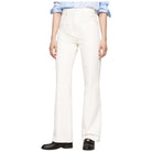 Tommy Hilfiger jeans bianco donna relaxed bootcut WW0WW42194 Jeans Tommy Hilfiger